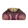 MI652 Plum Botanical Print Clutch Bag