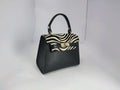 DM014 Zebra Print Calf-Hair Flap Bag