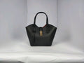 DM007 Black Leather Mini Tote Bag