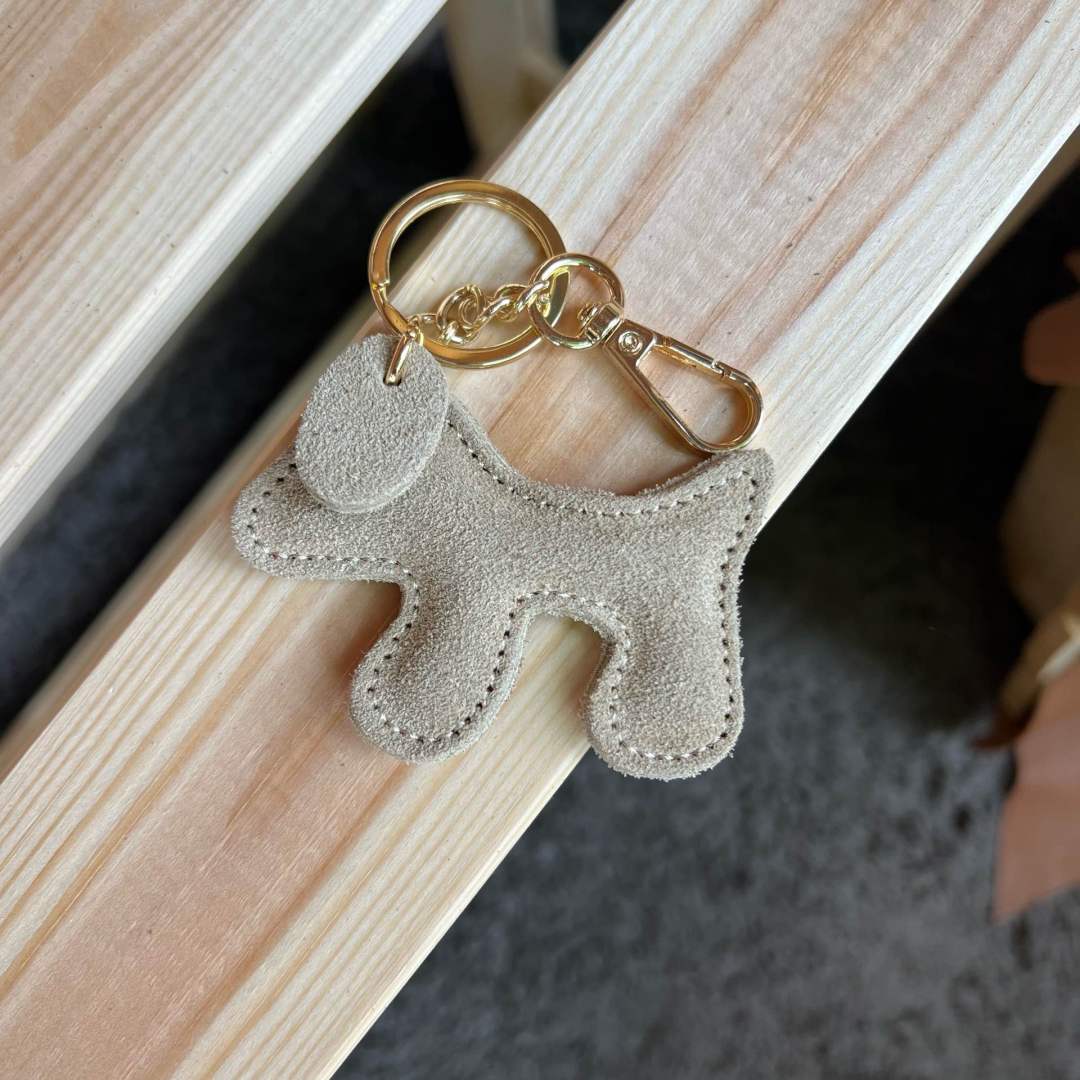 Mi381 Light Taupe Suede Bag