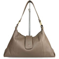 Mi224 Dark Taupe Soft Shoulder Bag