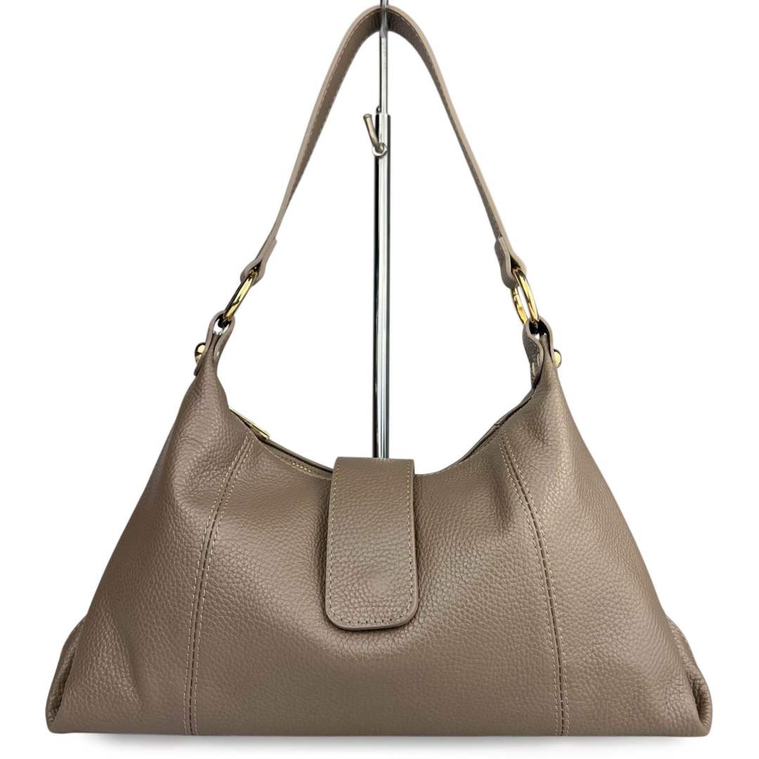 Mi224 Dark Taupe Soft Shoulder Bag