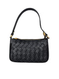 Mi093 Black Woven Mini Baguette