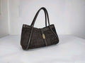 DM020 Dark Brown Suede Flap Bag