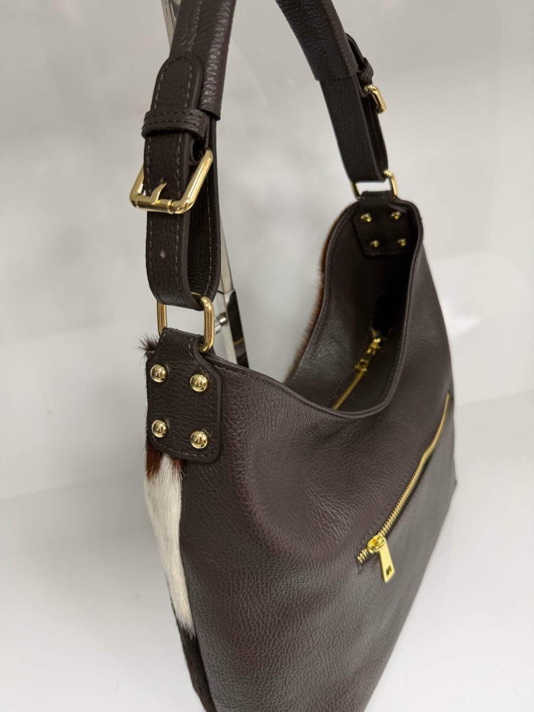 St052 Cow Print Bag