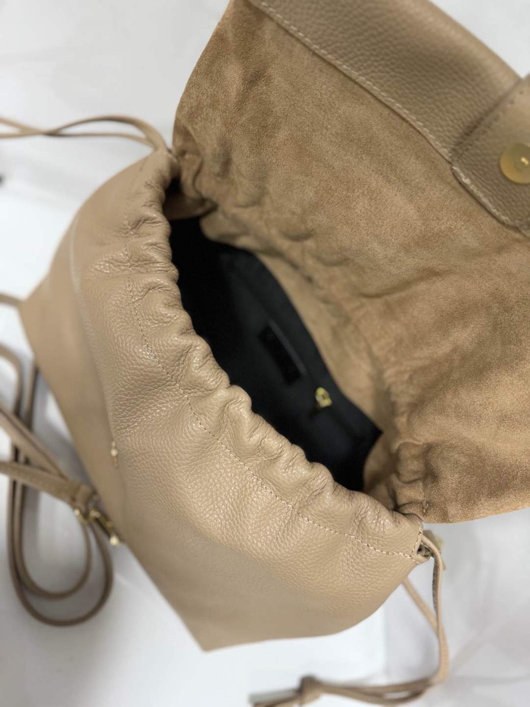 St048 Taupe Federica Bag