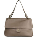 Mi153 Dark Taupe Maxi Flap Bag