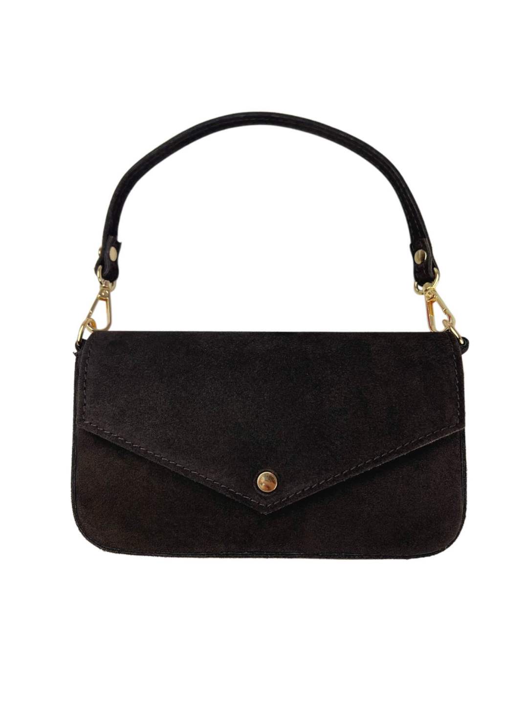 Mi313 Suede Pouch Bag