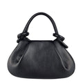 Mi187 Black Knotted-Handle Bag