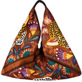 MI477 Brown Leopard Print Triangle Bag