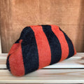 Mi069 Black/Orange Striped Pochette