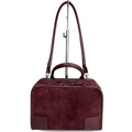 Mi150 Burgundy Suede Amazona Saddle Bag