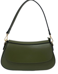 ITBAOL Italian Stylish Olive Leather Satchel JIJOU CAPRI