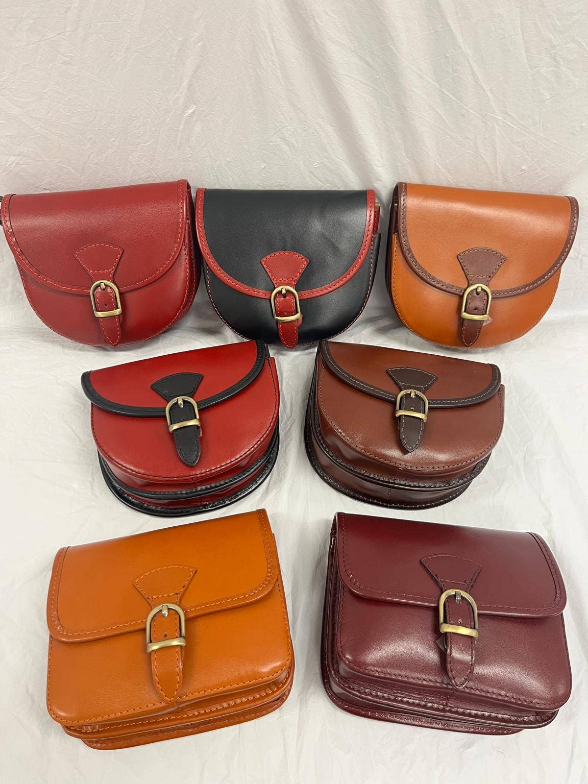 OF257 Italian Leather Small Crossbody Bag JIJOU CAPRI