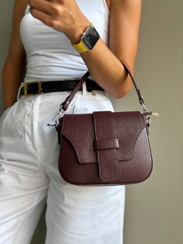 LIQLSB Italian Quilted Leather Shoulder Bag 3 Color Options