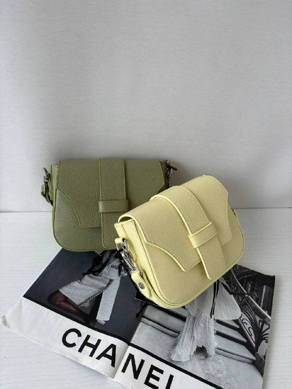 LIQLSB Italian Quilted Leather Shoulder Bag 3 Color Options