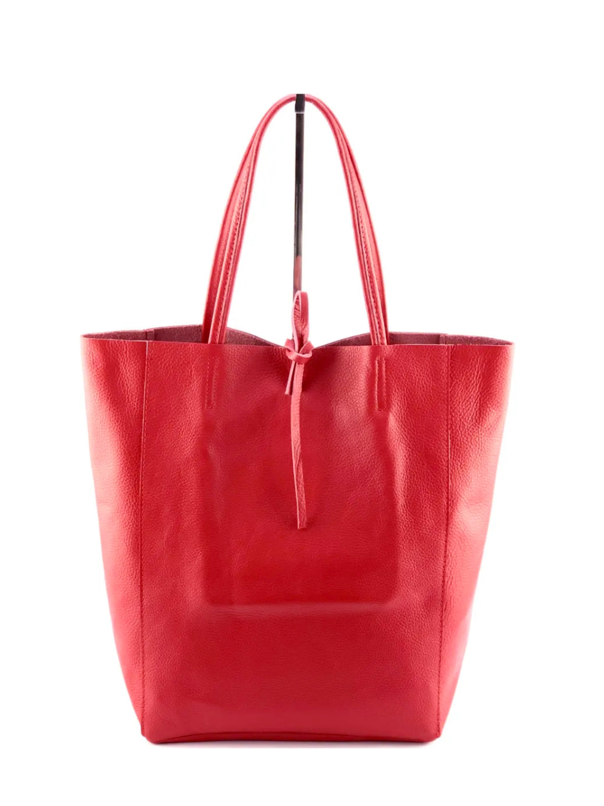 BM759 Red Leather Tote Bag