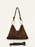 BMN044 Chocolate Leather Bag