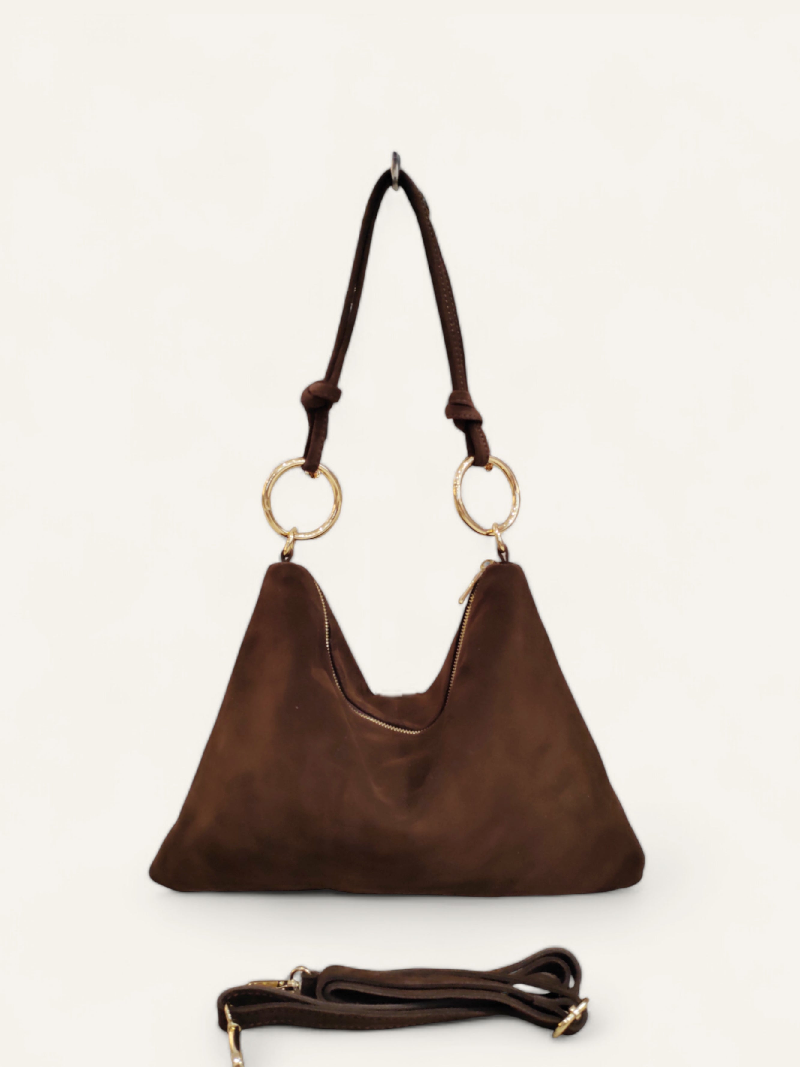 BMN044 Chocolate Leather Bag