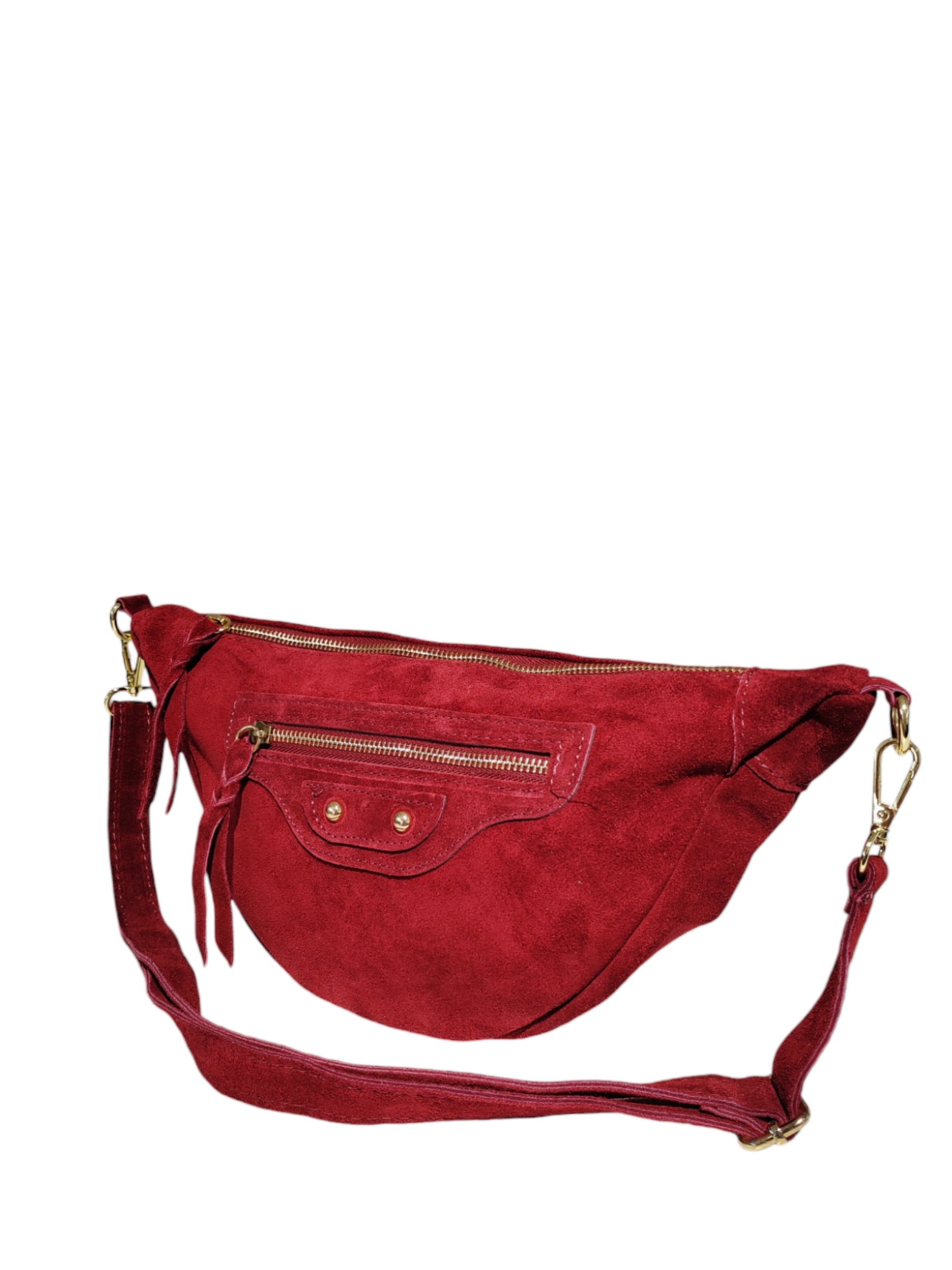 BMN039 Burgundy Leather Bag