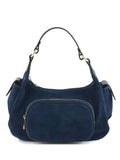 BMN043 Navy Leather Bag