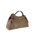 DM035 Taupe Suede Shoulder Bag