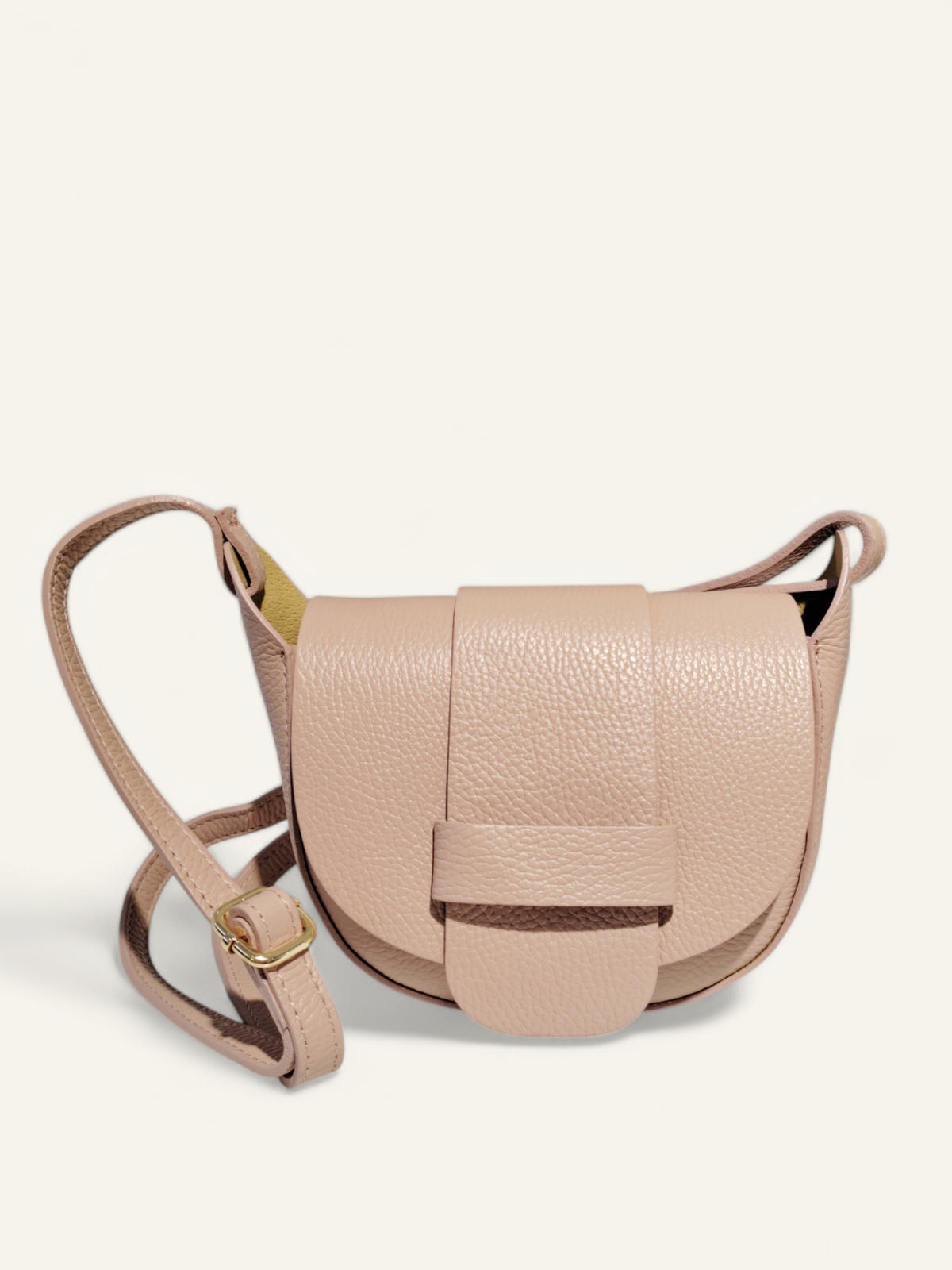 BM781 Nude Leather Crossbody Bag