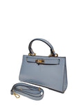 BM656 Denim Blue Top Handle Bag