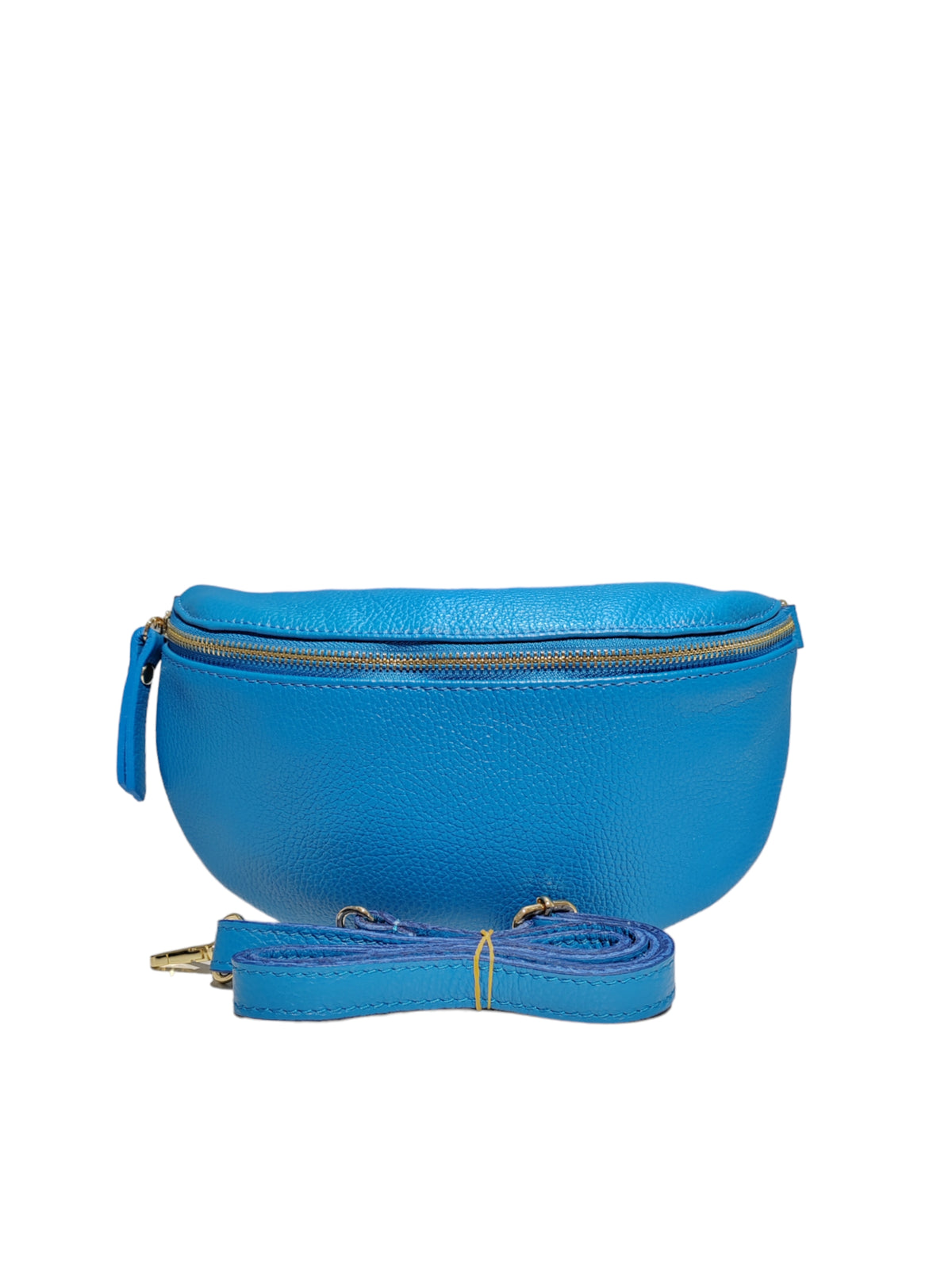 BM644 Royal Blue Leather Belt Bag