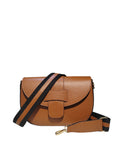 BM671 Brown Leather Crossbody Bag