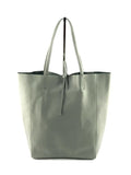 BM748 Wasabi Green Leather Tote Bag