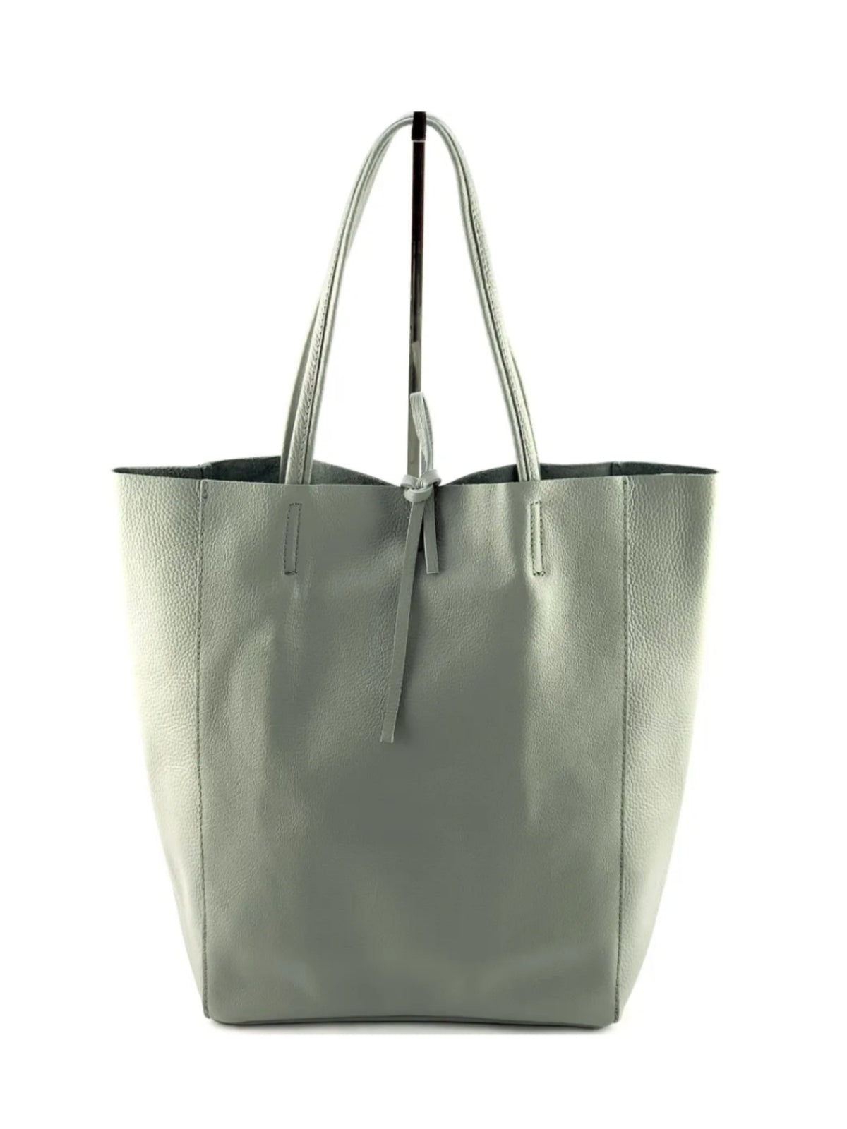 BM748 Wasabi Green Leather Tote Bag