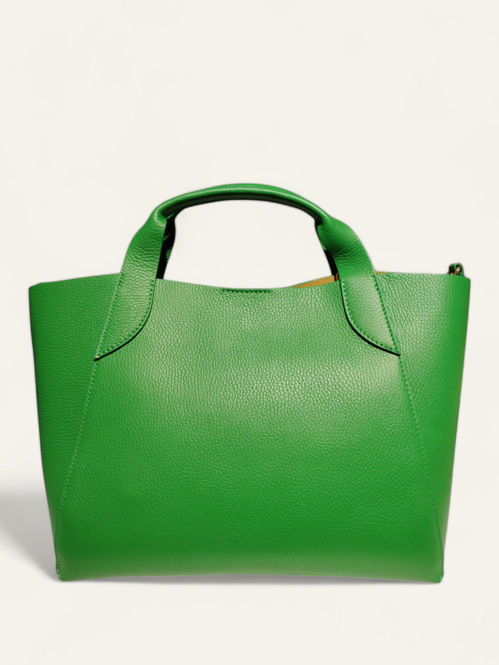 BM471 Green Leather Tote Bag