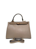 BM552 Taupe Top Handle Bag