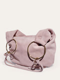 BMN027 Pink Leather Bag