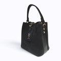 BM850 Black Suede Bucket Bag