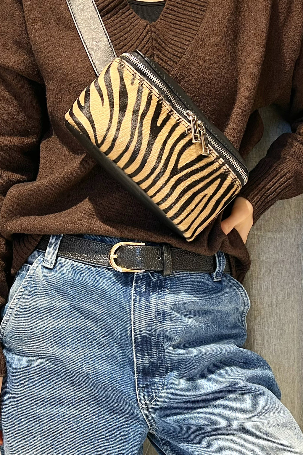 Brown Zebra Print