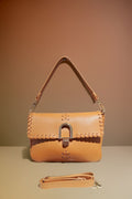 BM108 Camel Leather Shoulder Bag