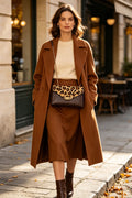 BM872 Leopard Print Chain Crossbody Bag