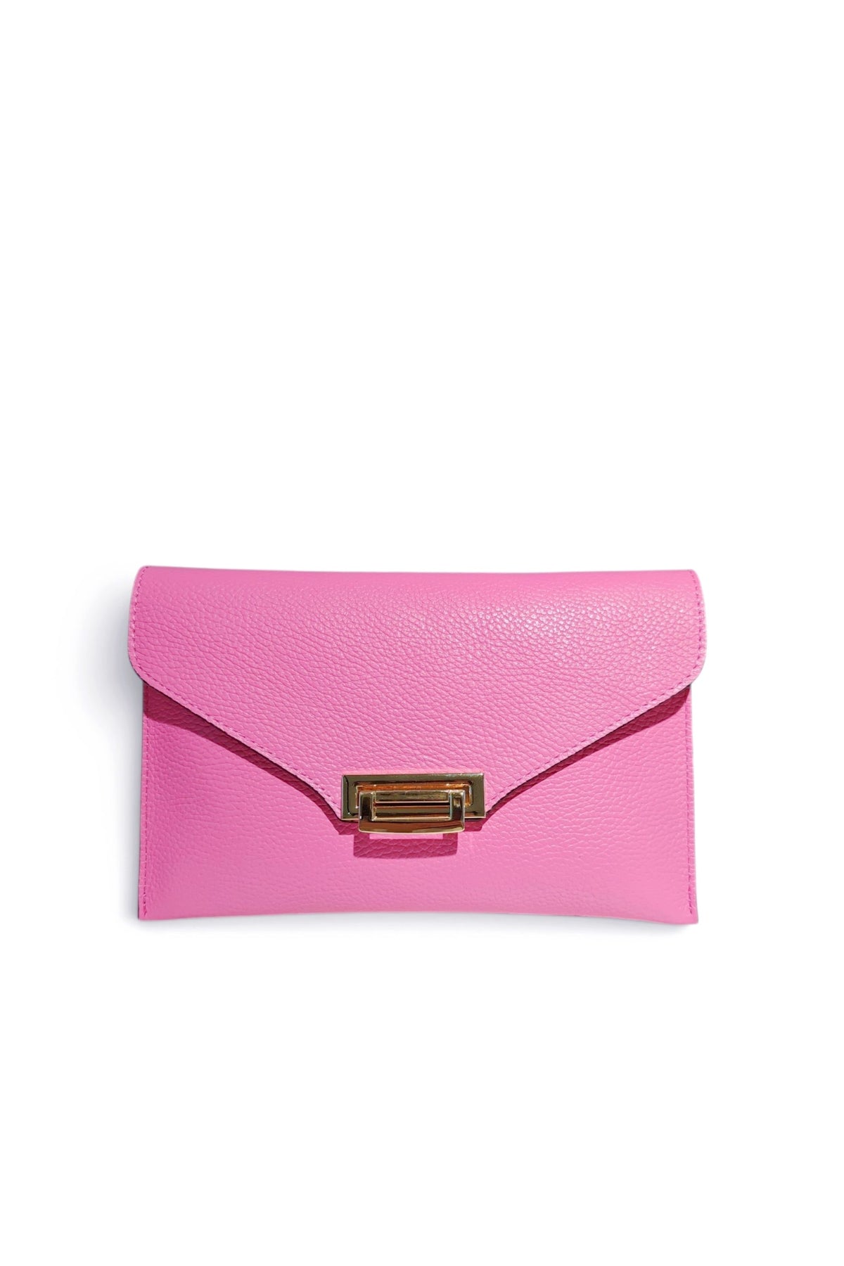 BM184 Barbie Pink Leather Crossbody Bag