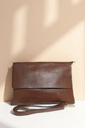 BM325 Mocha Leather Crossbody Bag