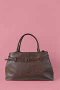 BM039 Mocha Leather Tote Bag
