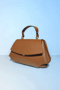 BM458 Brown Top Handle Bag