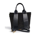 BM880 Black Suede Tote Bag