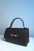 BM383 Black Top Handle Bag