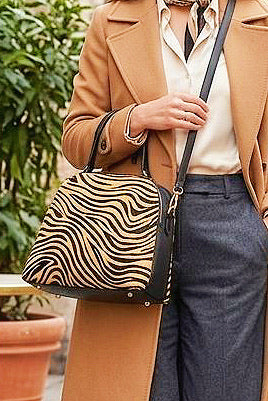 Brown Zebra Print
