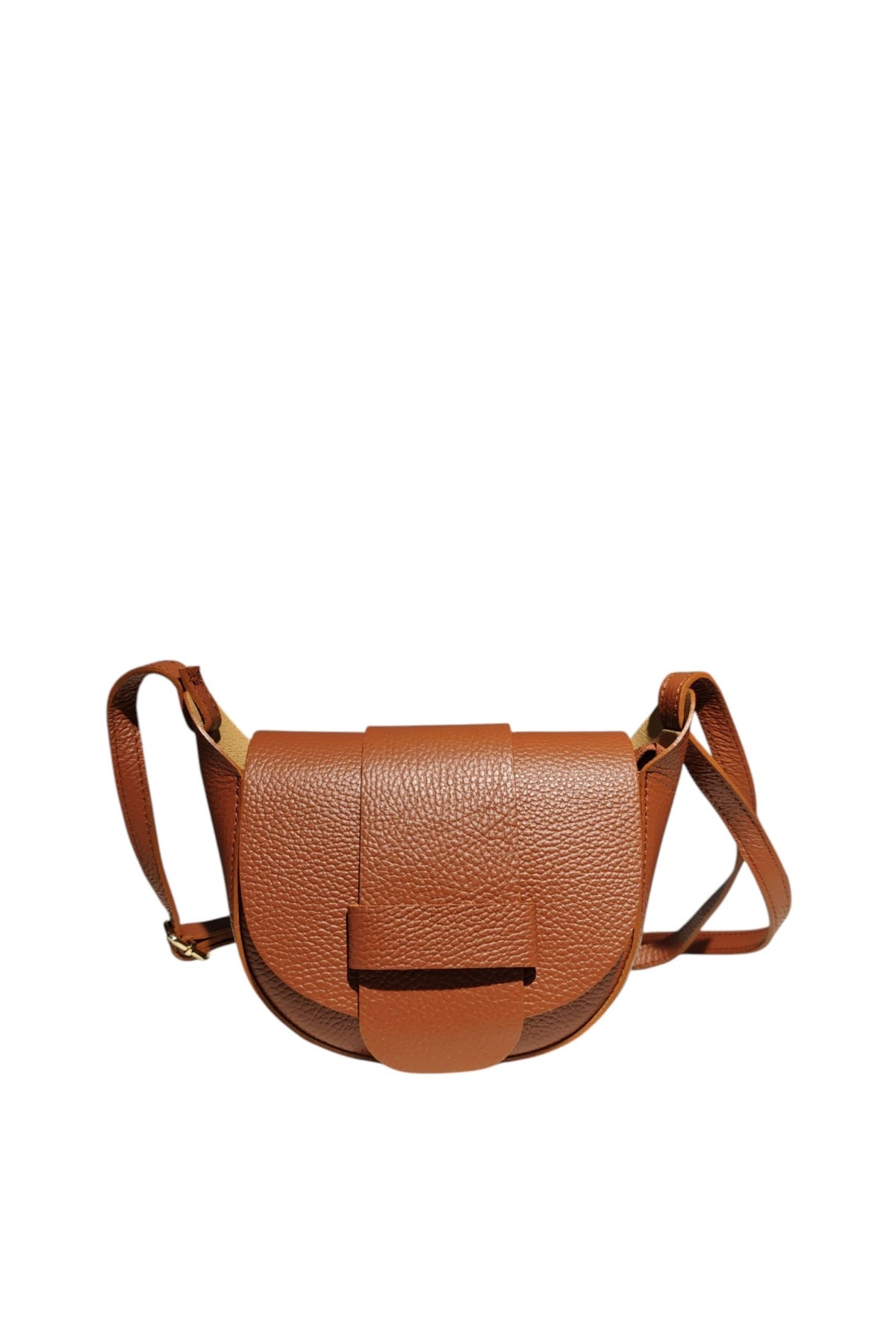 BM785 Brown Leather Crossbody Bag