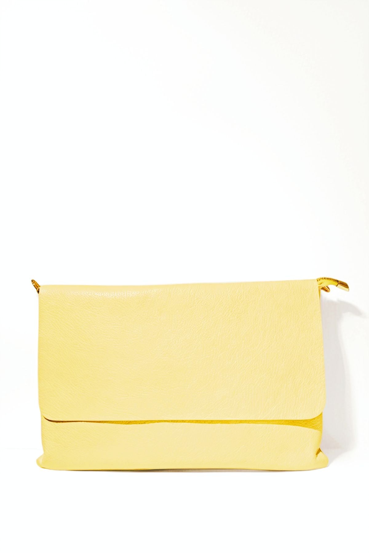 BM331 Light Yellow Leather Crossbody Bag