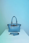 BM693 Turquoise Top Handle Bag