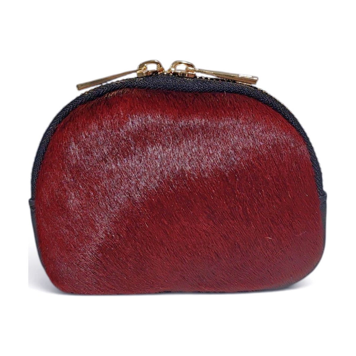 BM921 Plum Pony Hair Coin Pouch